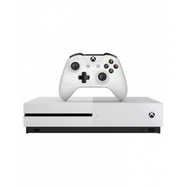 Microsoft Xbox One S 500GB + Minecraft Favorites - Robot White