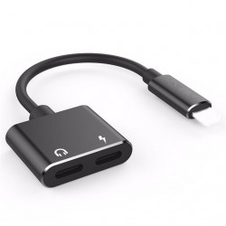 2 in 1 dual Lightning Charging and Audio Adapter