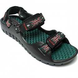 YAHHUA Green And Black Sandals
