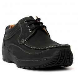 Kuntusi Black Laceup Casual Shoes