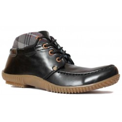 Black Lace Up Casual Shoes