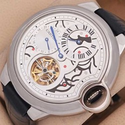 Cartier Ballon Bleu Flying Tourbillon Skeleton Watch