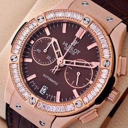Hublot Big Bang Rose Gold Diamond Bezel Watch