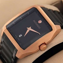 Movado Luma Style Black Copper 3235A Watch