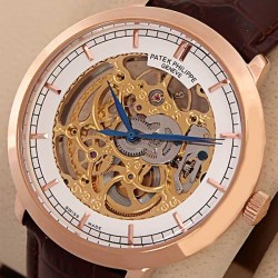 Patek Philippe Skeleton Tourbillon Rose Watch