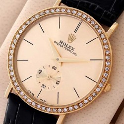 Rolex Oyster Perpetual Day Date Black Dial Watch