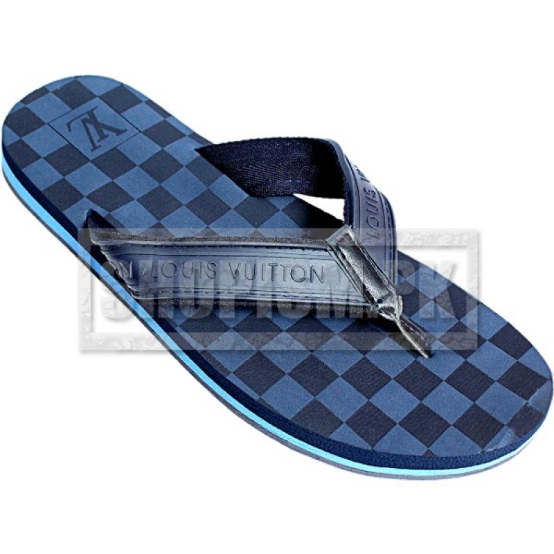 Buy Louis Vuitton Blue Flip Flop Slippers Online In Pakistan - www.bagssaleusa.com