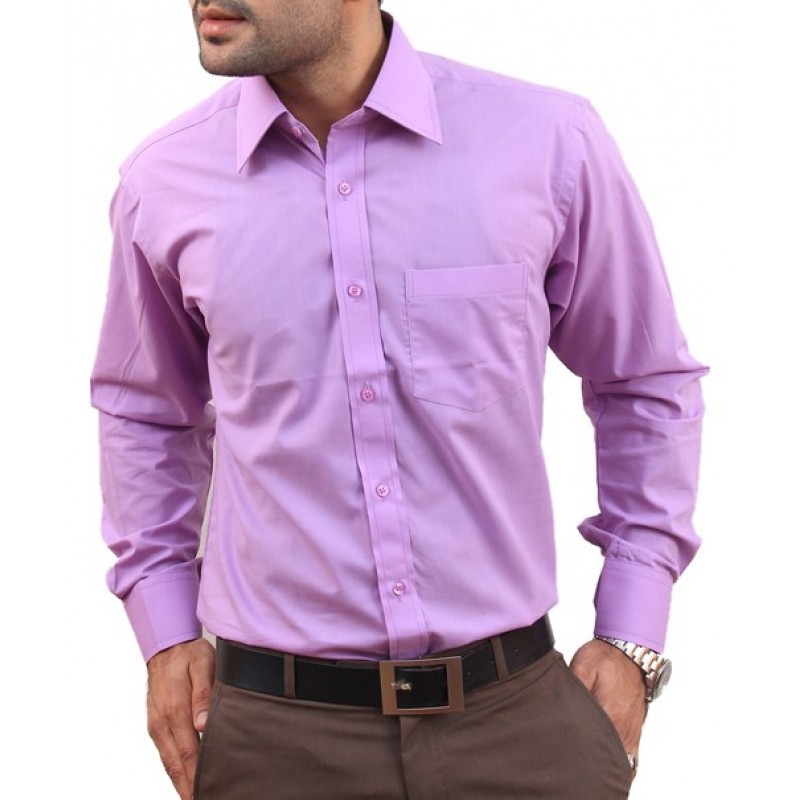 Lilac Men Formal Shirt